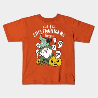 Let The Sheetnanigans Begin Kids T-Shirt